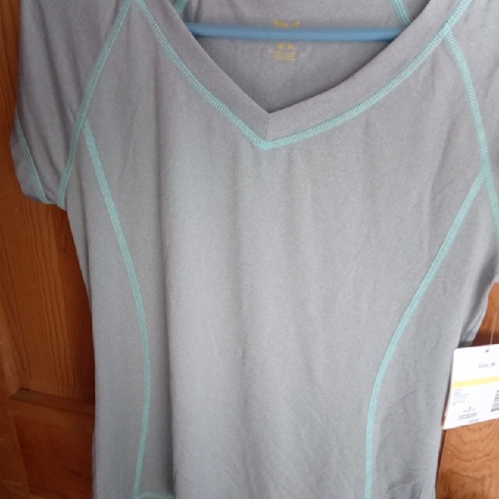 Everlast Gray and Teal Long Sleeve Top
